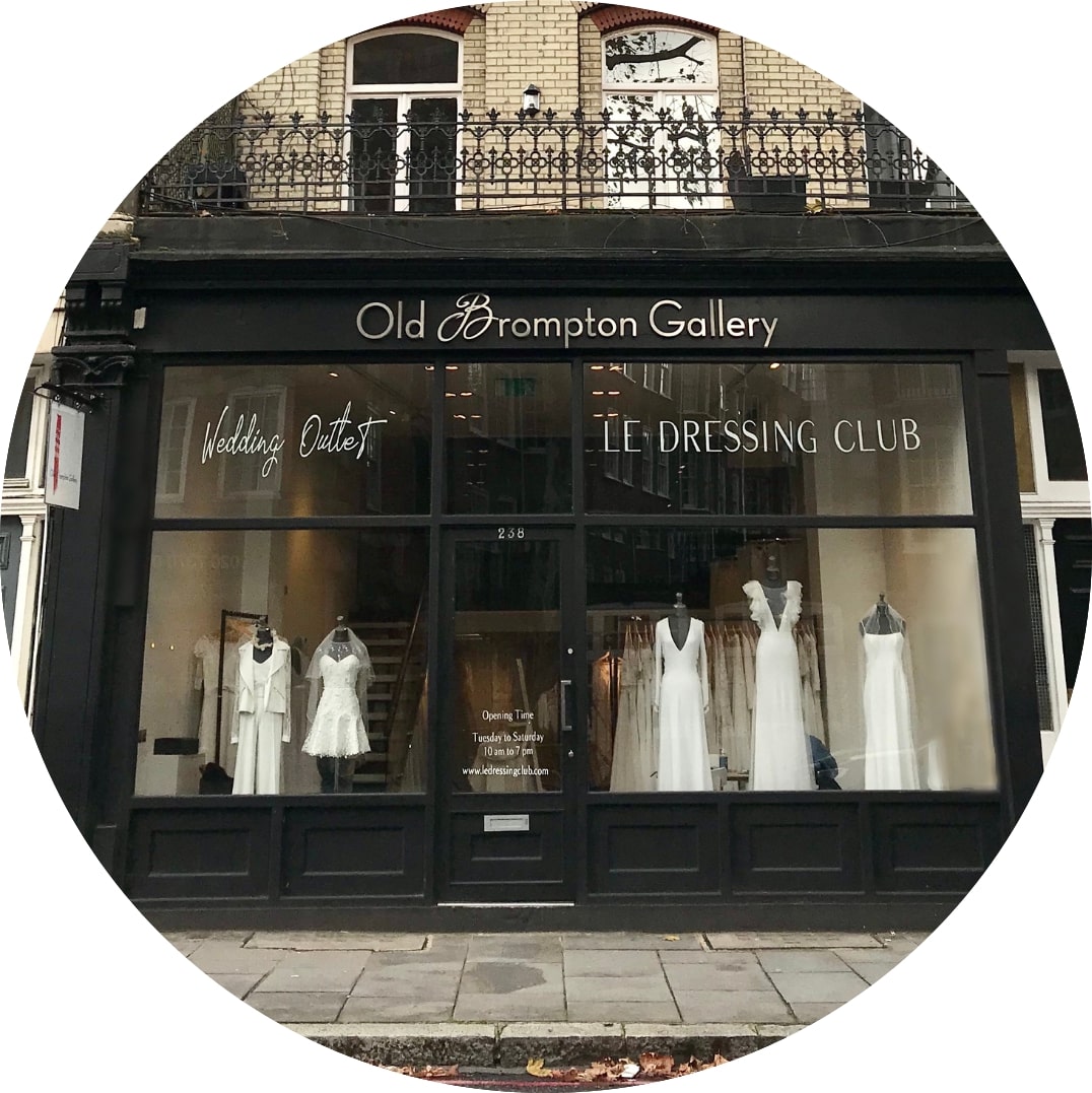 Our designer wedding dress shop in London